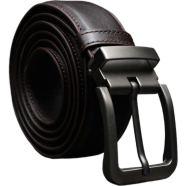 Zays Handcrafted Genuine Leather Belt For Men Premium Quality Adjustable Stylish And Durable Chocolate image