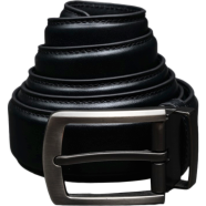 Zays Handcrafted Genuine Leather Belt For Men Black image