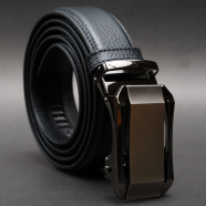 Zays Handcrafted Imported Full-Grain Cowhide Leather Auto Gear Belt for Men image