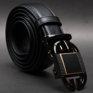 Zays Handcrafted Imported Full-Grain Cowhide Leather Auto Gear Belt for Men image