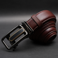 Zays Handcrafted Imported Full-Grain Cowhide Leather Auto Gear Belt for Men image