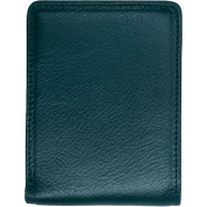 Zays Handcrafted Premium Leather Bifold Short Wallet (ZSW108-Bottle Green) image