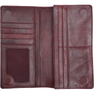 Zays Handcrafted Premium Eco-Friendly Leather Long Wallet for Max 2 Mobile (ZLW108-Chocolate) image