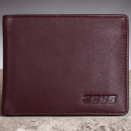 Zays Handcrafted Premium Leather Bifold Short Wallet image