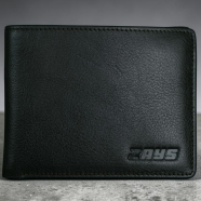 Zays Handcrafted Premium Leather Bifold Short Wallet image