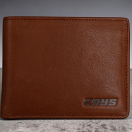 Zays Handcrafted Premium Leather Bifold Short Wallet image