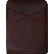 Zays Handcrafted Premium Leather Bifold Short Wallet (ZSW104-Chocolate) image