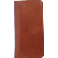 Zays Handcrafted Full-Grain Leather Long Wallet – Elegant, Durable, and Functional for Everyday Use (ZLW106-Brown) image