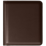 Zays Handcrafted Premium Leather Super Slim Card Holder Mini Wallet (ZCW108-Chocolate) image