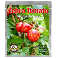 Zebra Tomato Seeds Intact Pack 0.25gm image