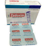 Zedoxim 100 mg Capsule 4's strip icon