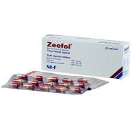 Zeefol TR 150 mg Plus 0. 5 - 15's Strip Capsule image