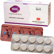 Zerin 500 Mg Tablet-10's Strip image