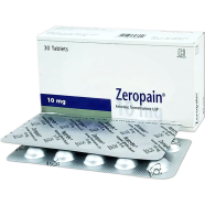Zeropain 10 mg Tablet 10's Strip image