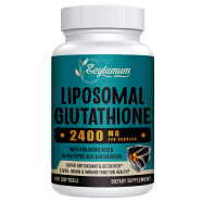 Zeylamum 2400 Mg Liposomal Glutathione Softgels, Max Absorption, Active Form L-glutathione Reduced (GSH) With Hyaluronic Acid - 60 Softgels -523051998 image