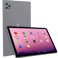 Zikr T1 Smart Tablet Seamless Safe Browsing and Easy File Access 4GB RAM, 32GB ROM, 10.5 inch Capacitive Display (Grey) image