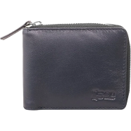 Zippered Bi-Fold Slim Premium Wallet image