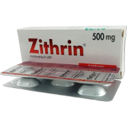 Zithrin 500 mg Tablet 5's Strip image