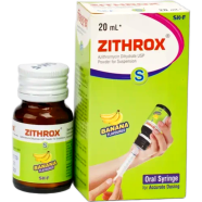 Zithrox 200 mg/5 ml Powder for Suspension 20 ml bottle image