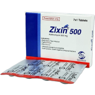 Zixin 500 mg Tablet 10's strip image