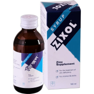 Zixol 10 mg/5 ml Syrup 100 ml bottle image