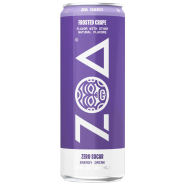 Zoa Frosted Grape Zero Sugar Energy Drink Can 355 ml image