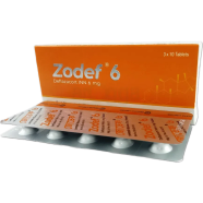 Zodef 6 mg Tablet 10's Strip icon