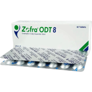 Zofra Odt 8 mg Tablet 14's Strip image