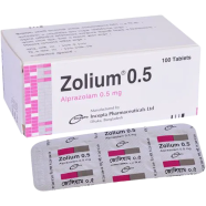 Zolium 0.5 mg Tablet 10's Strip image