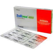 Zolivox 400 mg Tablet 10'S Strip image