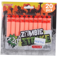 Zombie Strike Nerf Refill Darts Soft Bullet 20 Pcs Elite Series