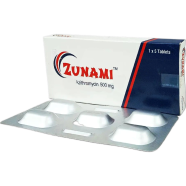 Zunami 500 mg Tablet 5's strip image
