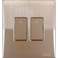 VGTEC 2 Gang 1 Way Switch (Platinum Series) image