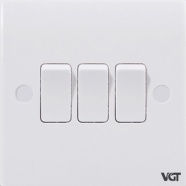  VGTEC 3 Gang 1 Way Switch (Classic Series) image