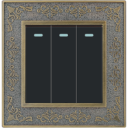  3 Gang 1 way switch (Decent series) image