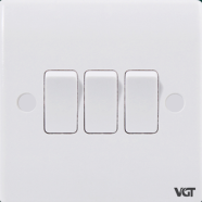VGTEC 3 Gang 2 Way Switch (Classic Series) image