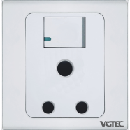  3 Pin round socket with switch (Exclusive series) image