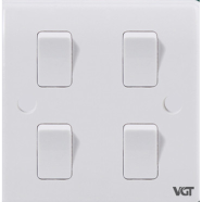 VGTEC 4 Gang 1 Way Switch (Classic Series) image