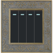  4 Gang 1 way switch (Decent series) image