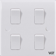 VGTEC 4 Gang 2 way switch (Classic series) image