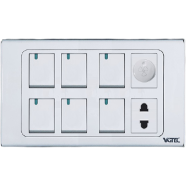  6 Gang switch with fan dimmer image