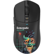  A4tech R72 Ultra Duo Alpha 20k Sensor 20000 Cpi Wavelink Full Speed Dual Mode Wireless Plus Usb Type C Light Weight 70g Gaming Mouse Including Dock Renegade Midnight image