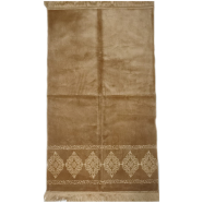  AL Rashed Turkey Premium Prayer Jaynamaz Brown Colour- (Any Design) image