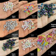  A Z Alphabet Beads And Charms Combo Pack 80g 8 Designs image