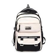  Academy Style School Bag Book Bag Lightweight College Student Backpack Black image