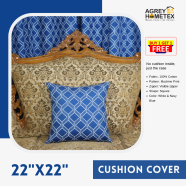 Agrey Hometex Decorative Cushion Cover (Buy 1 Get 1 Free) image