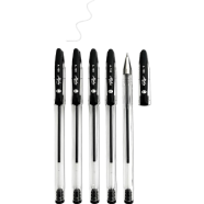  Alpha Ballpen Black 0.7mm-6 Pcs image
