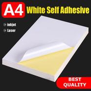 Artist Inks And Paints Premium Quality A4 size Sticker Paper - 50 pcs image