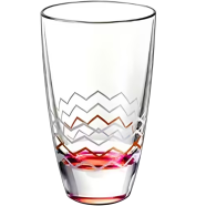  Borgonovo Alpi Short Tumbler Red 270 ml image