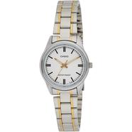  CASIO Silver Plated Case Stainless Steel Band Watch for Women - LTP-V005SG-7AUDF icon